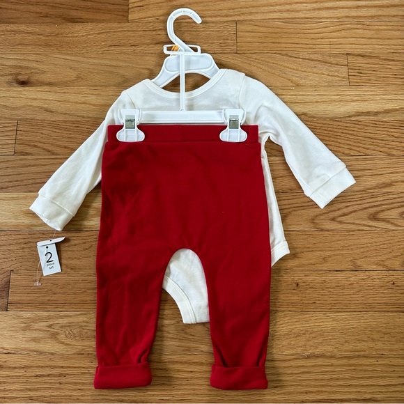 NWT Lullaby Lane My 1st Christmas Baby Outfit Sz 3-6 months - Picture 7 of 7